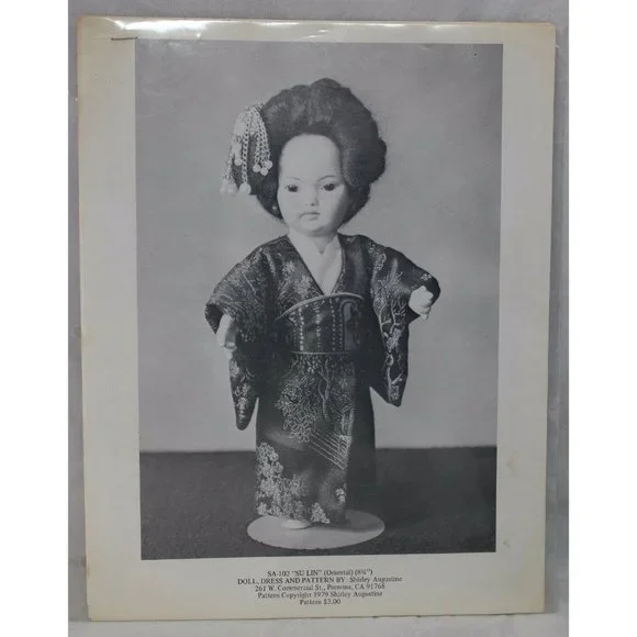 Shirley Augustine | Other | Shirley Augustine Doll Clothing Pattern Su Lin  Sa2 Oriental 814 | Poshmark